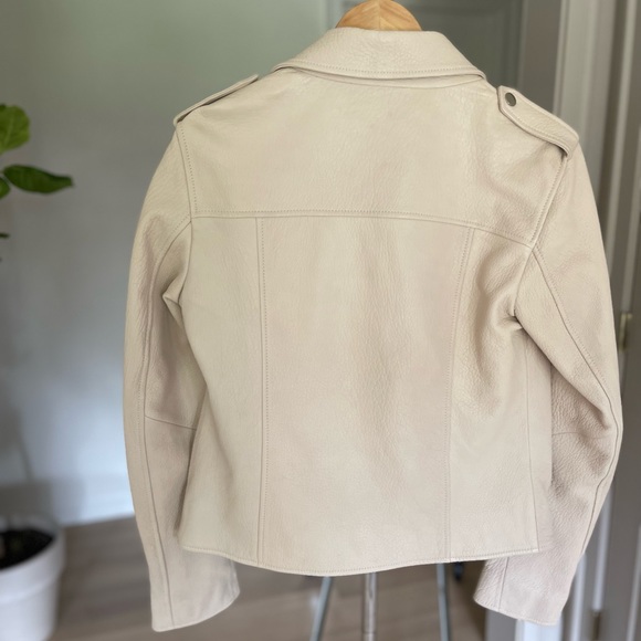 100% Leather Moto in a buttery soft blush color! - Picture 4 of 4